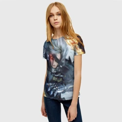 Женская футболка 3D Metal Gear Rising: Revengeance - фото 2