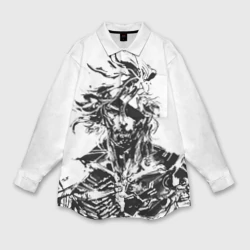 Женская рубашка oversize 3D Metal Gear Rising: Revengeance