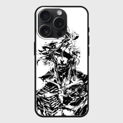Чехол силиконовый для Apple iPhone 15 Pro матовый Metal Gear Rising: Revengeance