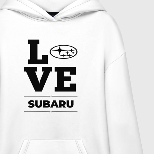 Худи SuperOversize хлопок Subaru Love Classic - фото 3