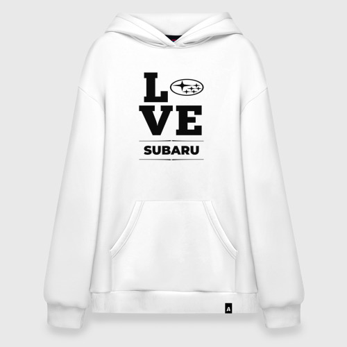 Худи SuperOversize хлопок Subaru Love Classic