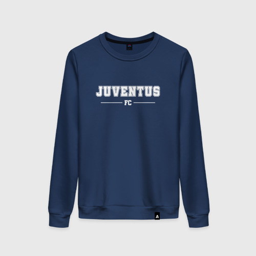 Женский свитшот хлопок с принтом Juventus Football Club Классика, вид спереди #2