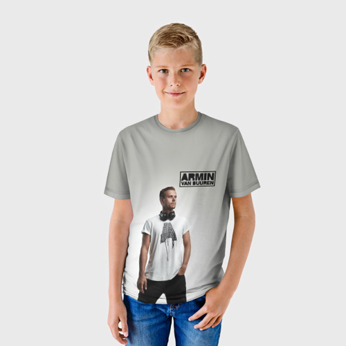 Детская футболка 3D Армин ван Бюрен, цвет 3D печать - фото 3