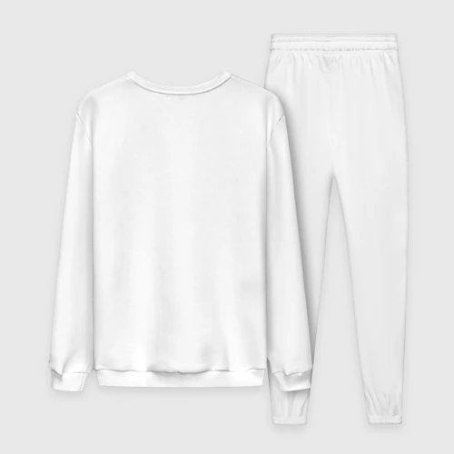 Мужской костюм хлопок с принтом БОЛЕН МАРИНОВИРУСОМ, вид сзади #1