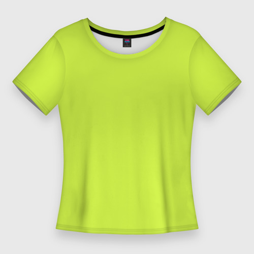 Женская футболка 3D Slim Зеленый неон из фильма Барби, цвет 3D печать