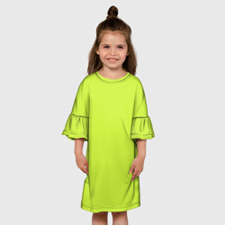 Детское платье 3D Зеленый неон из фильма Барби - фото 2