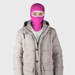 Балаклава 3D Яркий розовый из фильма Барби - фото 2