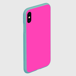 Чехол для iPhone XS Max матовый Яркий розовый из фильма Барби - фото 2
