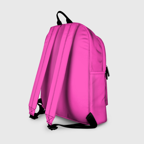 Рюкзак 3D с принтом Яркий розовый из фильма Барби, вид сзади #1