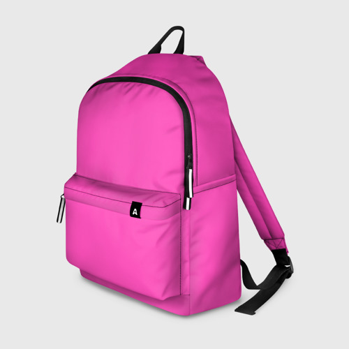 Рюкзак 3D с принтом Яркий розовый из фильма Барби, вид спереди #2