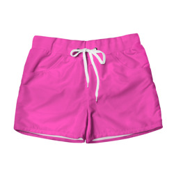 Женские шорты 3D Яркий розовый из фильма Барби
