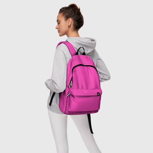 Рюкзак 3D с принтом Яркий розовый из фильма Барби, фото #4