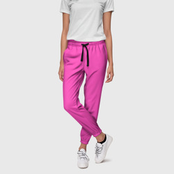 Женские брюки 3D Яркий розовый из фильма Барби - фото 2