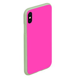 Чехол для iPhone XS Max матовый Яркий розовый из фильма Барби - фото 2