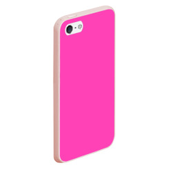 Чехол для iPhone 5/5S матовый Яркий розовый из фильма Барби - фото 2