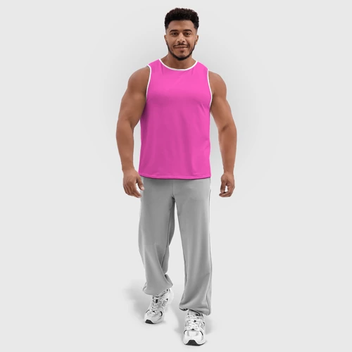 Мужская спортивная майка 3D Яркий розовый из фильма Барби - фото 5