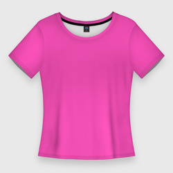 Женская футболка 3D Slim Яркий розовый из фильма Барби