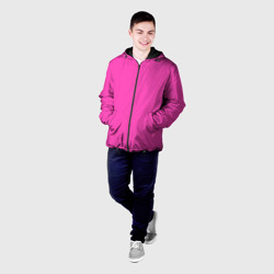 Мужская куртка 3D Яркий розовый из фильма Барби - фото 2
