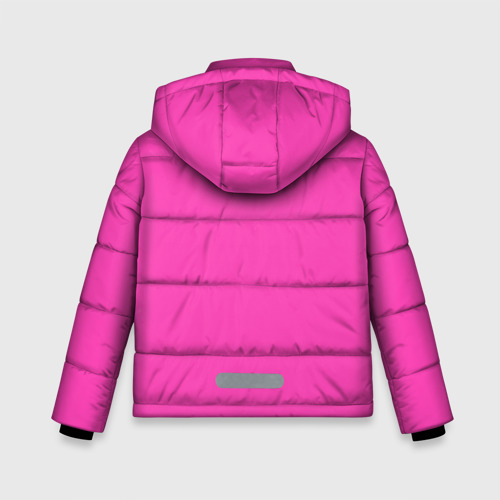 Зимняя куртка для мальчиков 3D Яркий розовый из фильма Барби, цвет черный - фото 2