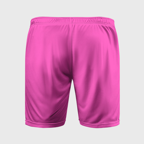 Мужские шорты спортивные Яркий розовый из фильма Барби, цвет 3D печать - фото 2