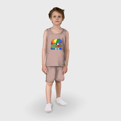Детская пижама с шортами хлопок Клоун Пепе - фото 2