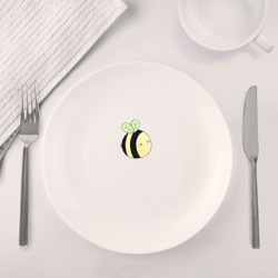 Набор: тарелка + кружка Маленькая круглая пчелка - фото 2