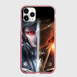 Чехол для iPhone 11 Pro Max матовый Metal gear Rising самурай