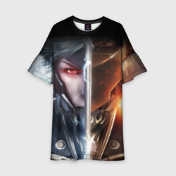 Детское платье 3D Metal gear Rising самурай