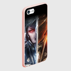 Чехол для iPhone 5/5S матовый Metal gear Rising самурай - фото 2