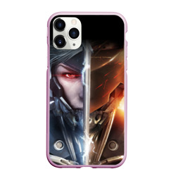 Чехол для iPhone 11 Pro Max матовый Metal gear Rising самурай
