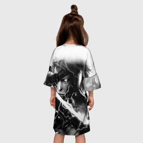 Детское платье 3D МЕТАЛ ГИР СОЛИД- METAL GEAR, цвет 3D печать - фото 5