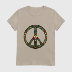 Женская футболка хлопок Pacific symbol