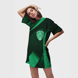 Платье-футболка 3D Футбольный клуб Ахмат Чечня - фото 2