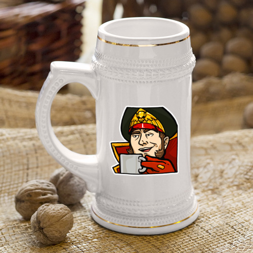 Кружка пивная Ciaphas Cain Mug - фото 4