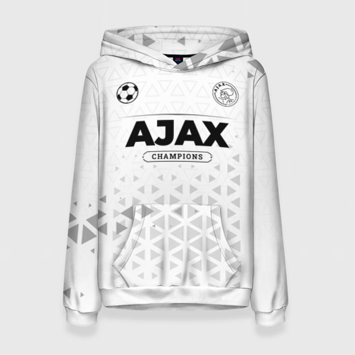 Женская толстовка 3D Ajax Champions Униформа, цвет 3D печать