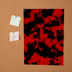 Постер Черно-красная абстракция - фото 2