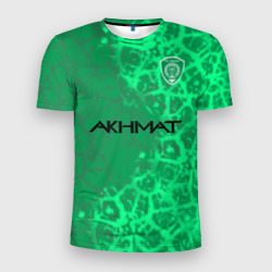 Фанат ФК Ахмат – Мужская футболка 3D Slim с принтом купить со скидкой в -9%