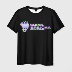 Мужская футболка 3D Boris Brejcha Glitch