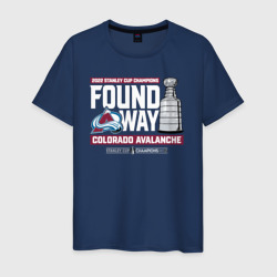 Мужская футболка хлопок Colorado Avalanche 2022