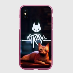 Чехол для iPhone XS Max матовый Stray бродячий кот
