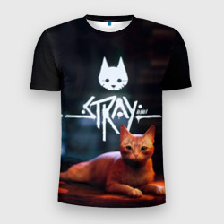 Мужская футболка 3D Slim Stray бродячий кот