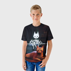 Детская футболка 3D Stray бродячий кот - фото 2