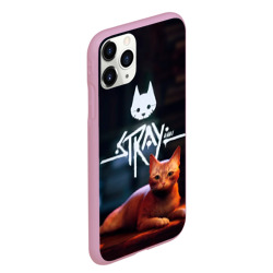 Чехол для iPhone 11 Pro Max матовый Stray бродячий кот - фото 2
