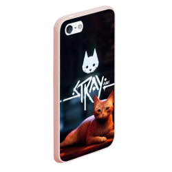 Чехол для iPhone 5/5S матовый Stray бродячий кот - фото 2