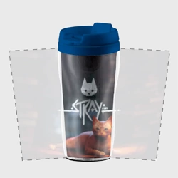 Термокружка-непроливайка Stray бродячий кот - фото 2
