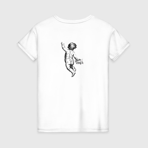 Женская футболка хлопок Каменный купидон - фото 2