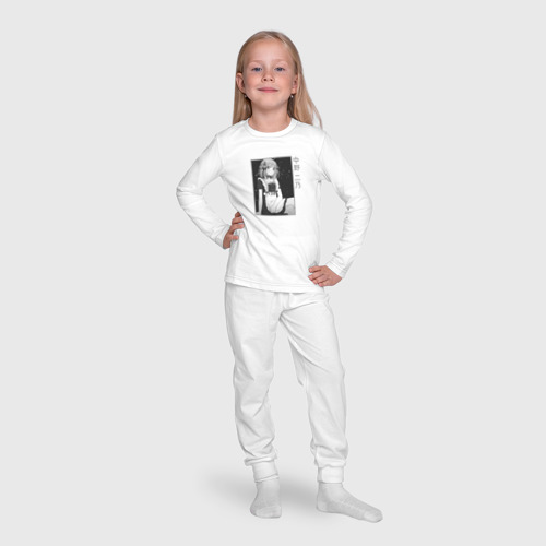 Детская пижама с лонгсливом хлопок Нино Накано, цвет белый - фото 7