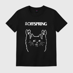 Мужская футболка хлопок The Offspring Рок кот