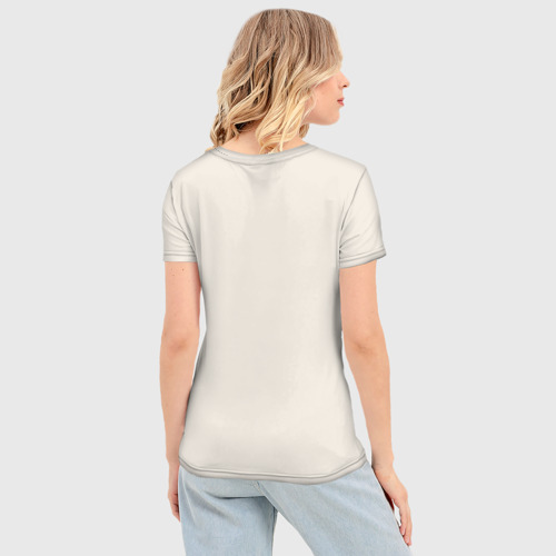 Женская футболка 3D Slim Недовольная Мику, цвет 3D печать - фото 4