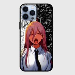 Чехол для iPhone 13 Pro Max Человек бензопила: Пауэр демон